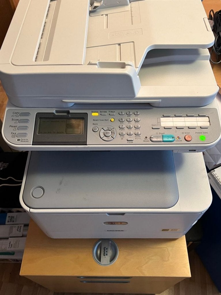 OKI MC362 kleurenlaser multifunctionele printer, Computers en Software, Printers, Gebruikt, Printer, Laserprinter, Faxen, Kopieren