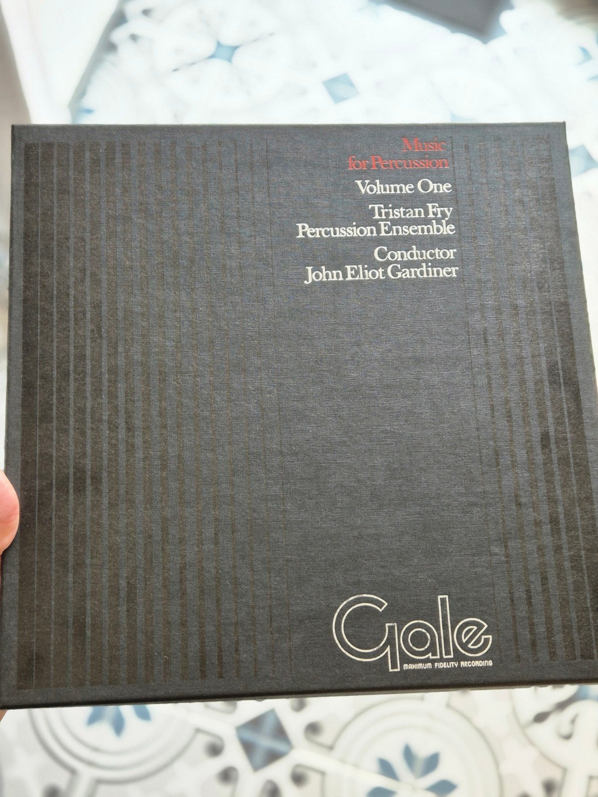 Music for Percussion - LP BOXSET - ZELDZAAM, Audio, Tv en Foto, Platenspelers, Ophalen, Zo goed als nieuw, Platenspeler-onderdeel