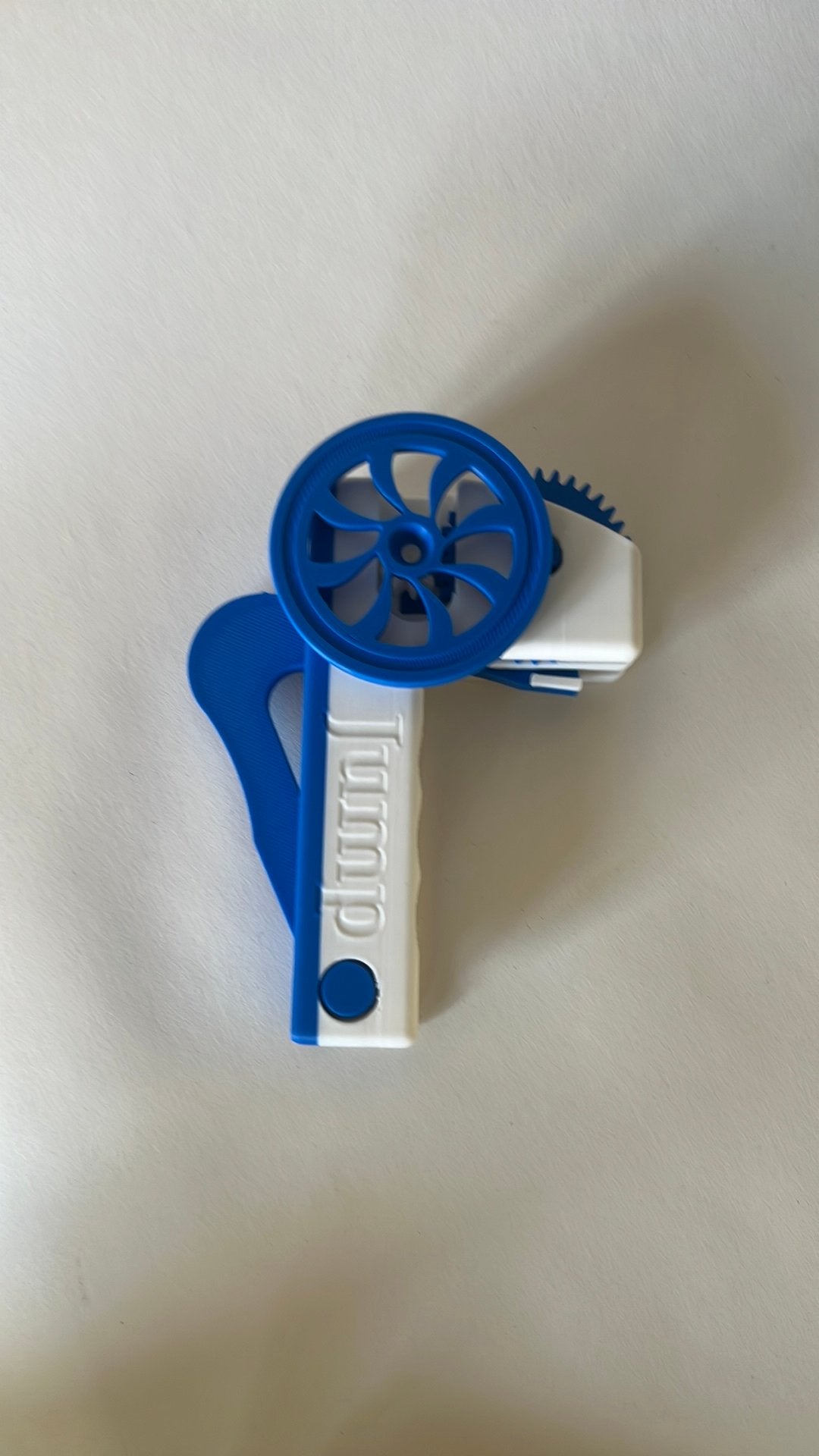 3D geprinte Tol Launcher + Tol, Ophalen, Zo goed als nieuw