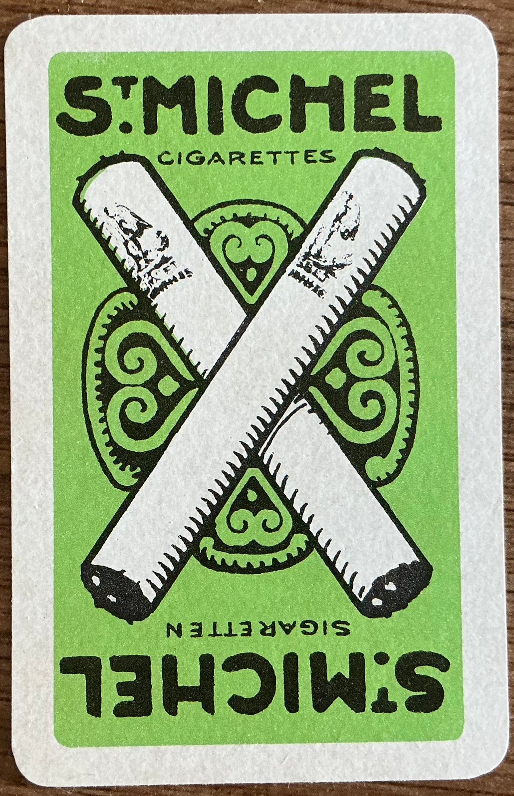 Carte à jouer ancienne ST.MICHEL, Enlèvement ou Envoi, Comme neuf, Autres types
