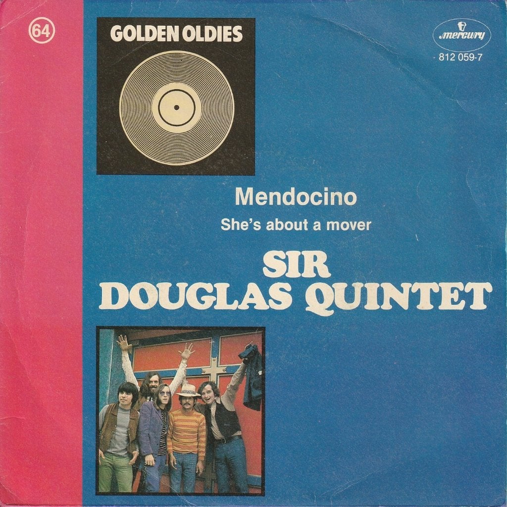 Sir Douglas Quintet - Mendocino / She's about a mover, Cd's en Dvd's, Vinyl Singles, Verzenden, 7 inch, Zo goed als nieuw, Fotohoes
