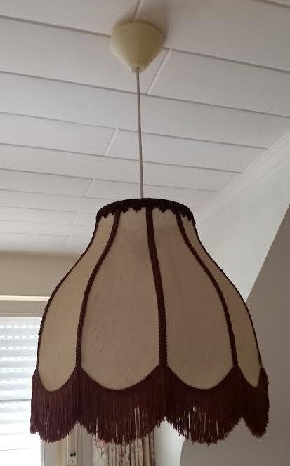 Vintage lampenkap 2stuks, Ophalen of Verzenden, Gebruikt