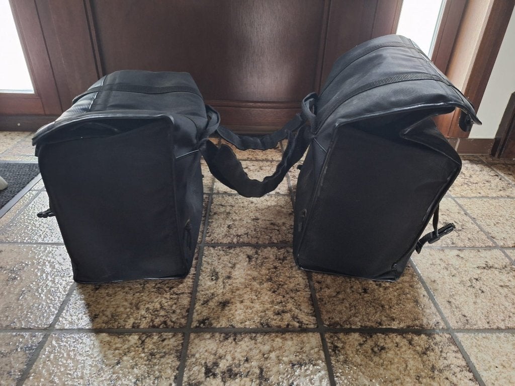 Sacoches moto universelles Hein Gericke « On The Road », Enlèvement ou Envoi, Utilisé