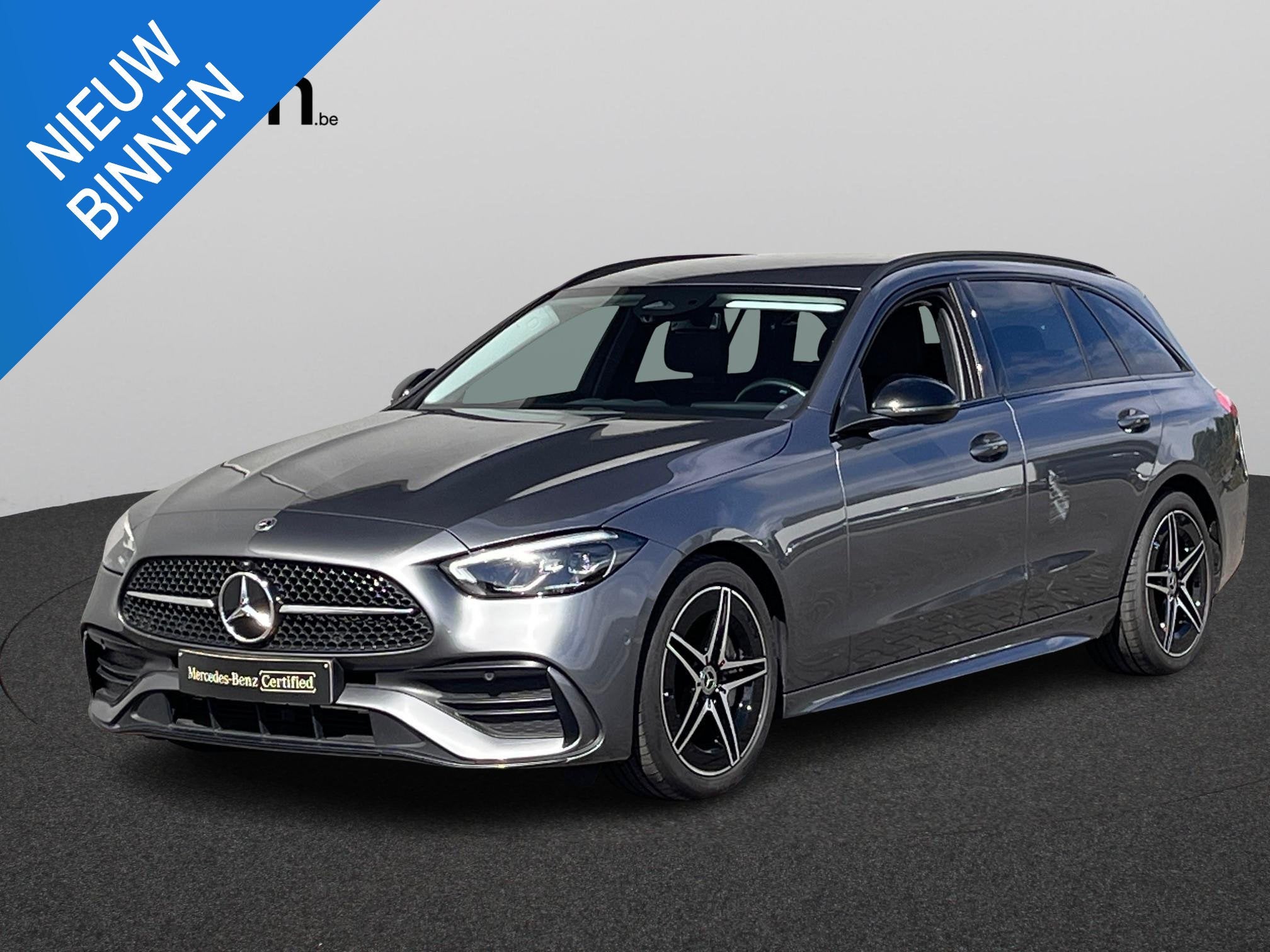 Mercedes-Benz C-Klasse Break C 180 T Amg + trekhaak, Autos, Electronic Stability Program (ESP), Argent ou Gris, Achat, 1800 kg