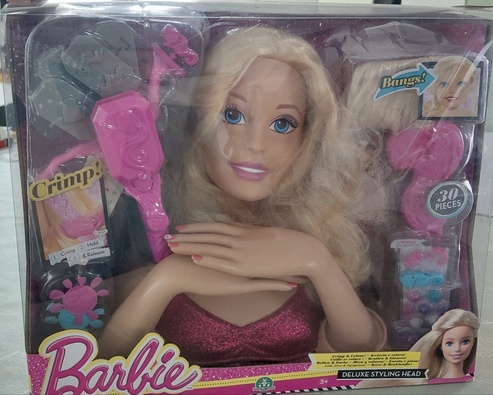 Barbie Deluxe Kaphoofd met accessoires, Ophalen