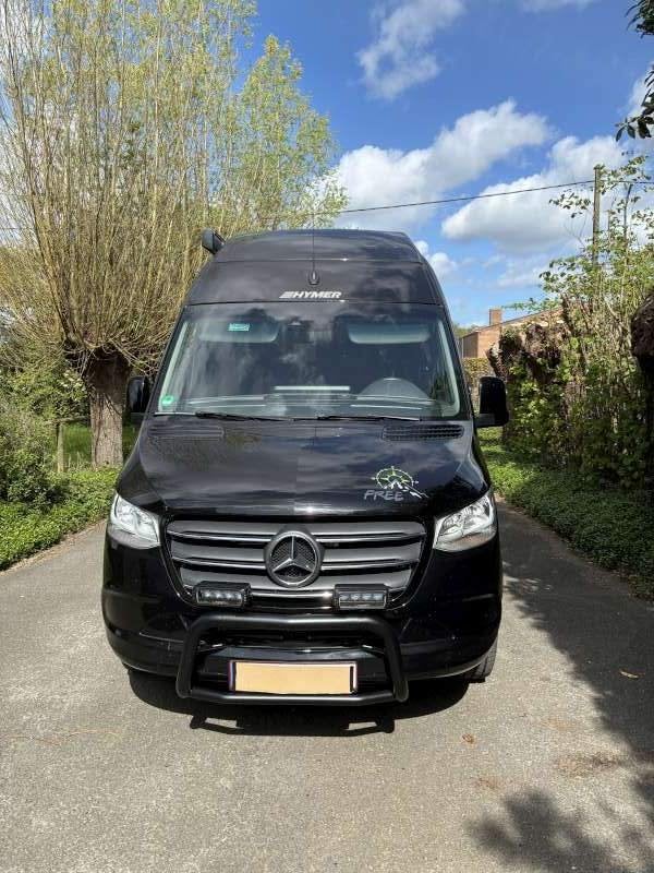 Hymer Free S 600, Caravans en Kamperen, Mobilhomes, Automaat, Buscamper of Camperbus, Boiler, Particulier