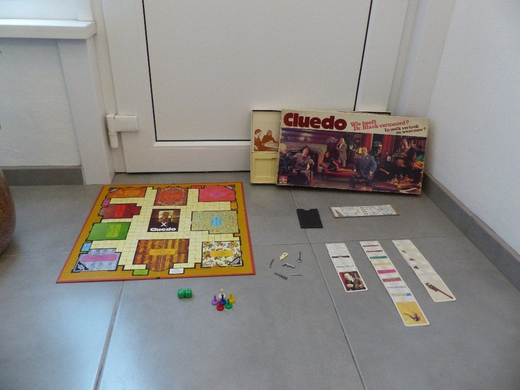Vintage bordspel Cluedo - 1976, Ophalen of Verzenden, Gebruikt