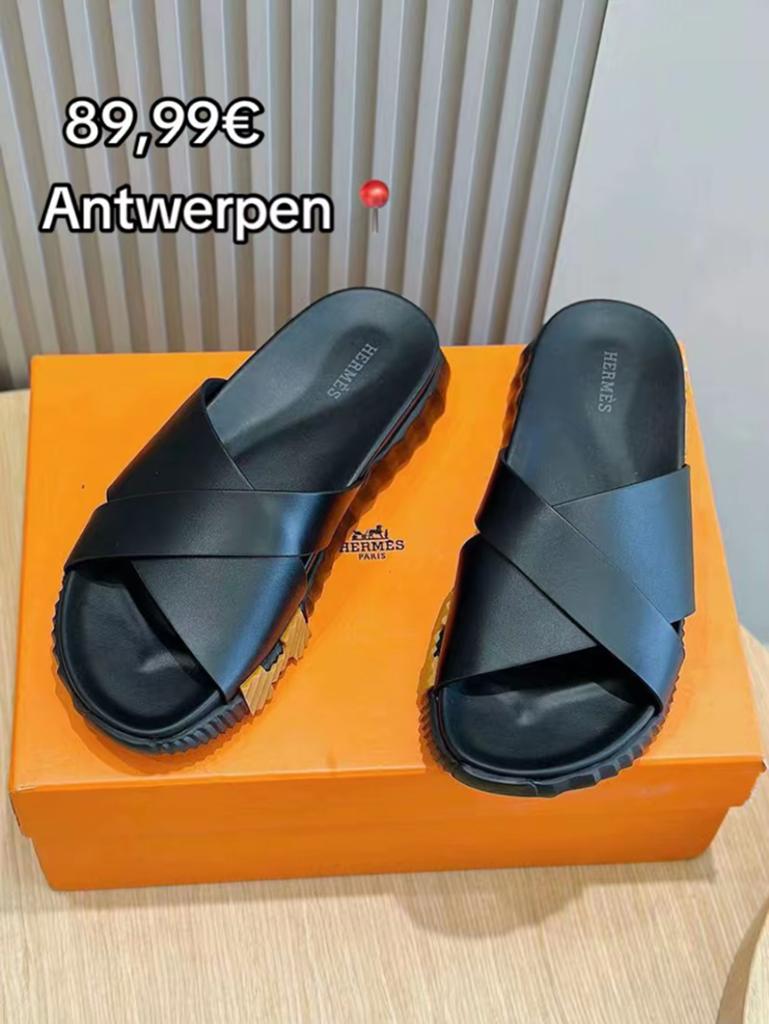 Hermes slippers, Kleding | Heren, Schoenen, Nieuw, Slippers, Overige kleuren, Ophalen