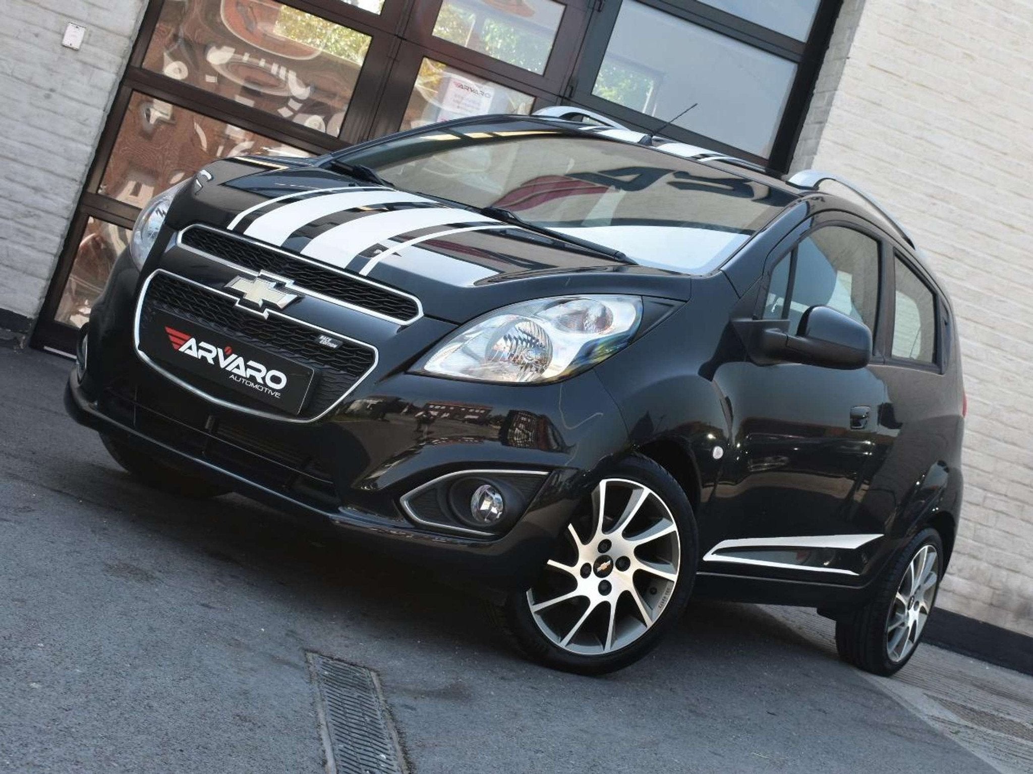 Chevrolet Spark 1.2i Race Edition / Airco / Topstaat / Garan, Auto's, Chevrolet, Voorwielaandrijving, Stof, Gebruikt, Zwart