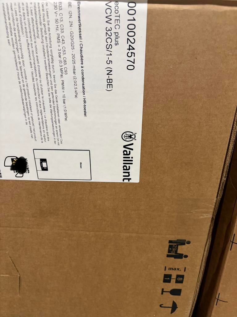 Chaudiere Vaillant VCW 32 CS, Doe-het-zelf en Bouw, Ophalen, Nieuw