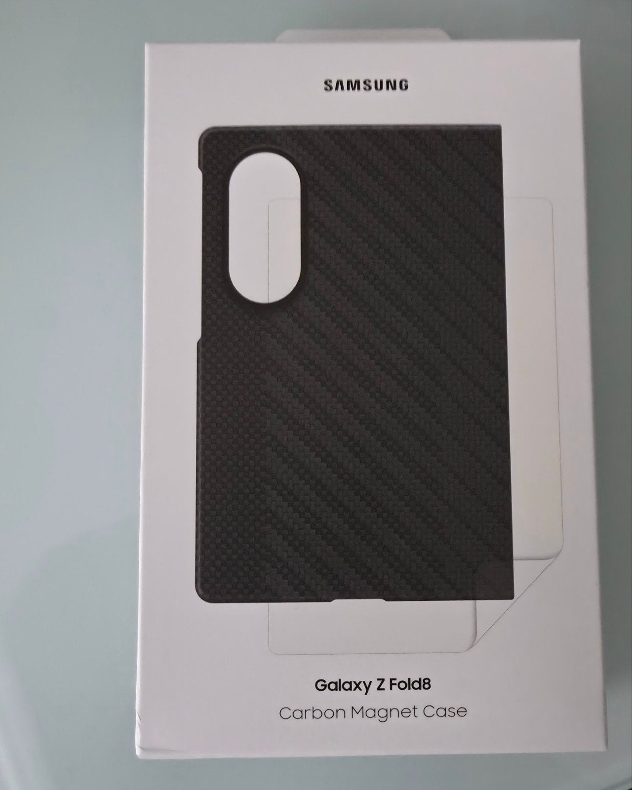 coque z fold 8 noir carbone magnet case originale, Telecommunicatie, Mobiele telefoons | Hoesjes en Screenprotectors | Samsung