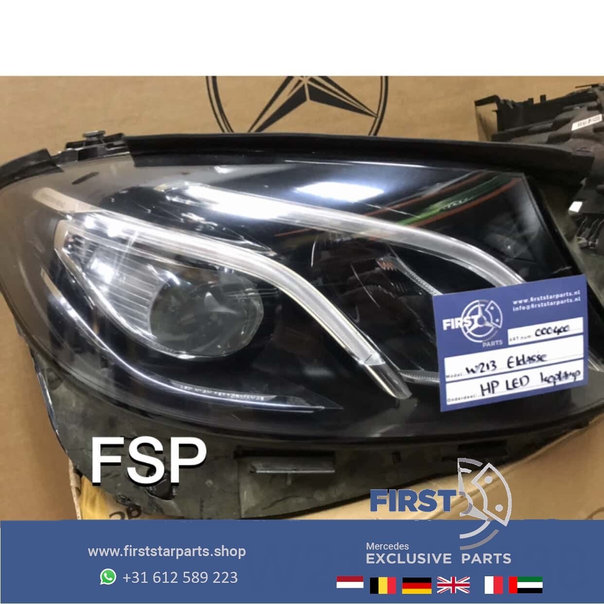 W213 C238 LED KOPLAMP Mercedes E Klasse LINKS RECHTS High Pe, Auto-onderdelen, Gebruikt, -, Ophalen of Verzenden, -