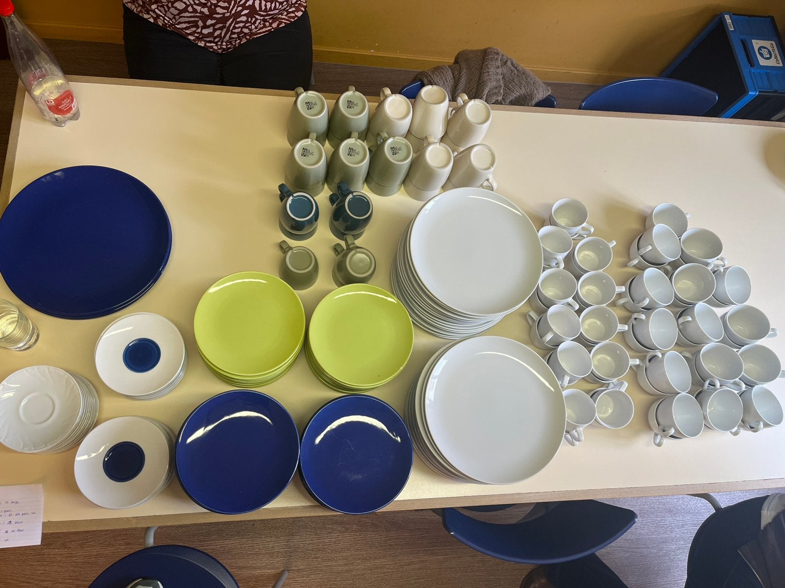 Servies, Ophalen