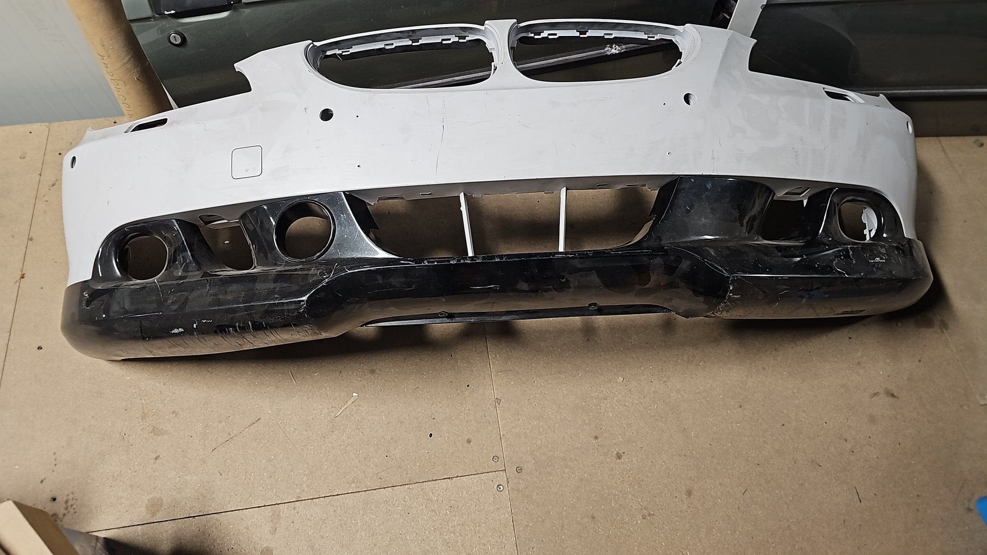 Standaard voorbumper en achterbumper spoilerlip AC schnitzer, Ophalen, Gebruikt, -, Voor