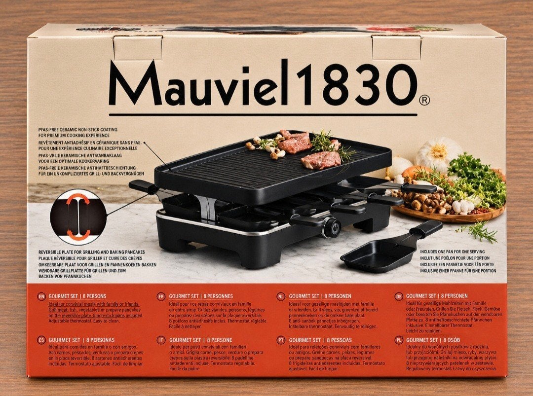 Raclette  Mauviel 1830, Electroménager, Enlèvement, Comme neuf, 8 personnes et plus