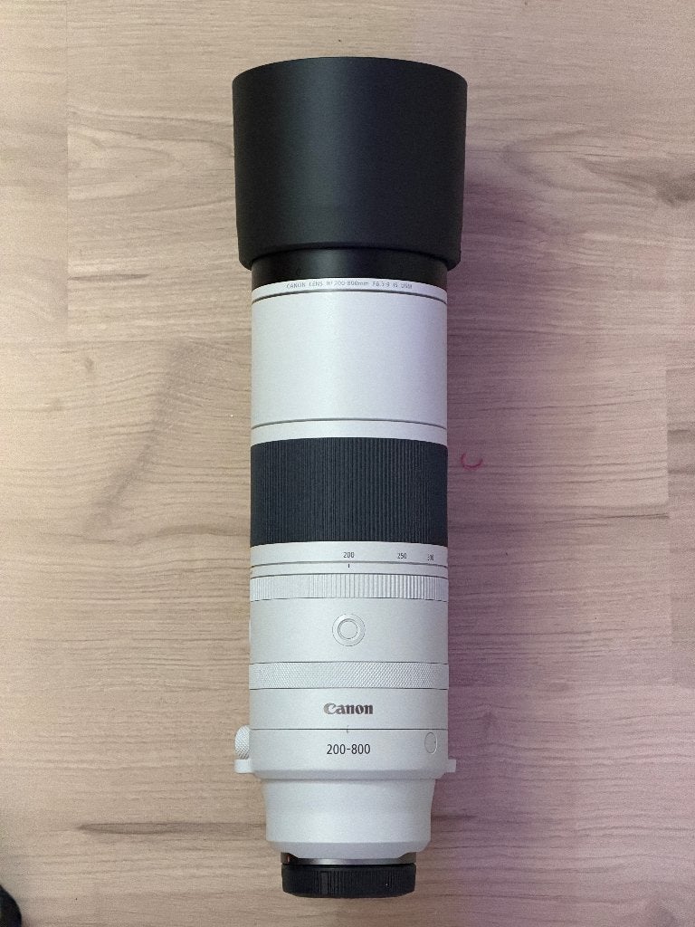 Canon RF 200-800mm f/6.3-9 IS USM, Audio, Tv en Foto, Canon, Canon RF, Zo goed als nieuw, Handmatige focus