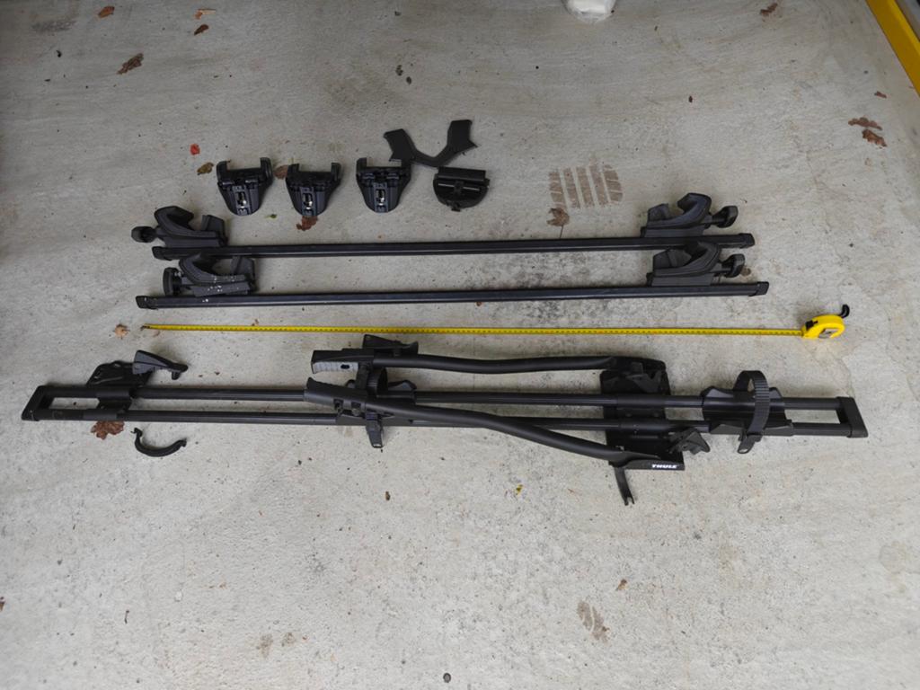 Barres de toit Thule avec porte-vélos pour 1 vélo, Enlèvement, BMW