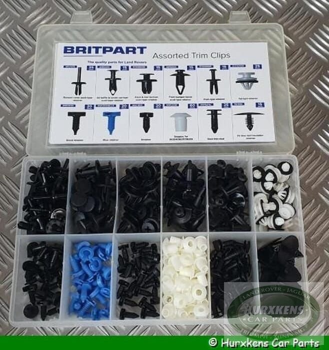 Assortiment bevestigings clips interieurdelen bevestigen, Land Rover, -, -, Nieuw