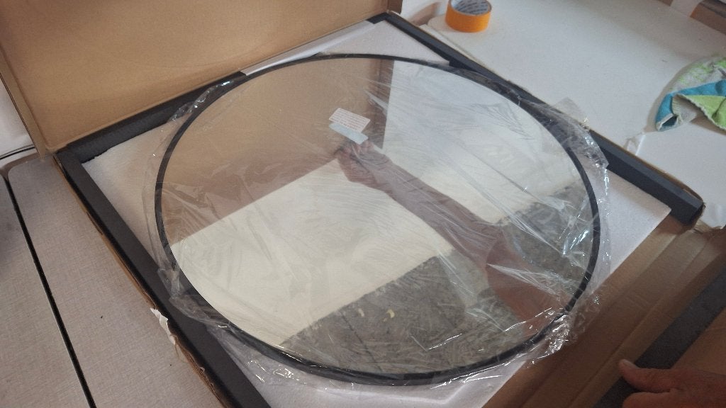 Ronde spiegel, Huis en Inrichting, Ophalen, Nieuw, Rond, 50 tot 75 cm