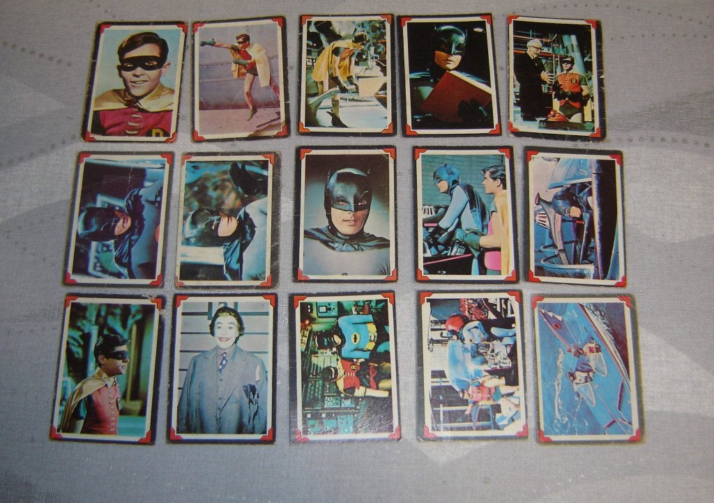 Chromos Batman Riddler 1966 serie 38st A&BC, Verzamelen, 1960 tot 1980, Gebruikt, Ophalen of Verzenden, Prent