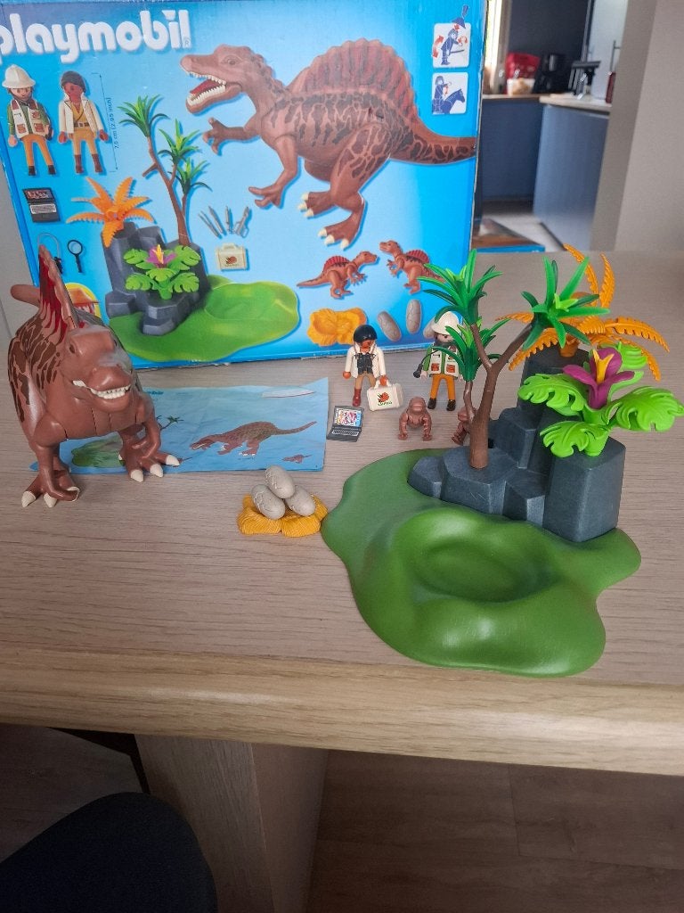 Dino set playmobil 4174, Gebruikt, Complete set, Overige typen, Ophalen of Verzenden
