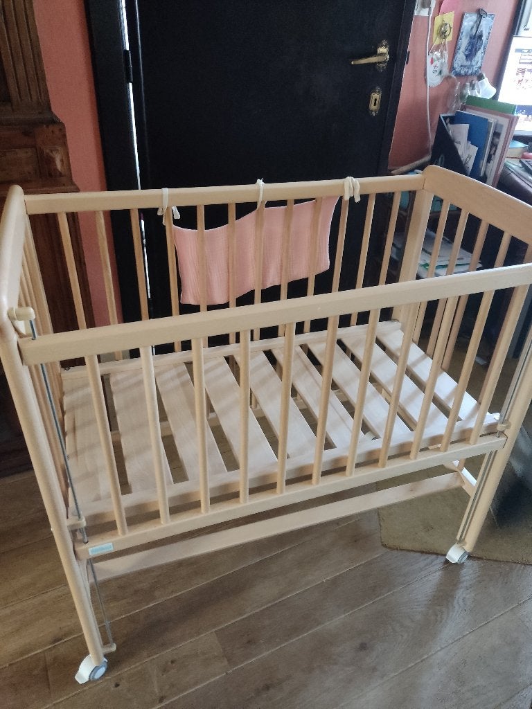co-sleeper, Kinderen en Baby's, Kinderkamer | Bedden, Ophalen, Nieuw, Minder dan 140 cm, Minder dan 70 cm
