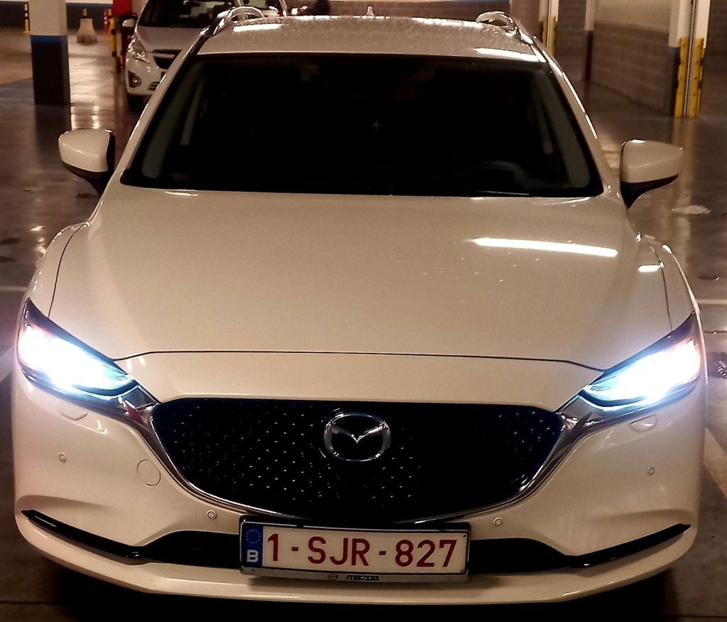 Mazda 6  Benzine, Dealer onderhouden, Wit, Break, 5 deurs