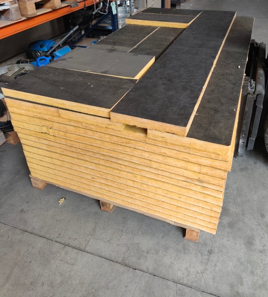 Glaswol 2400x1250x50, Ophalen, 4 tot 8 cm, Nieuw, 15 m² of meer