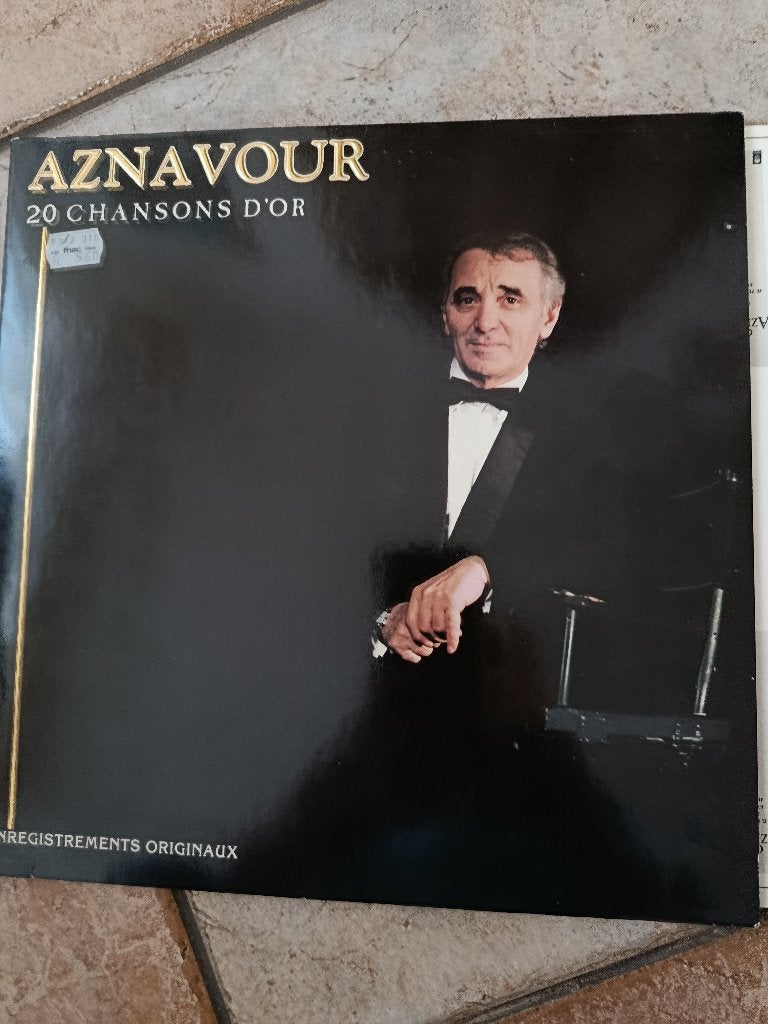 Aznavour*-20 chansons d'or, 12 pouces, Enlèvement ou Envoi, Pop, Utilisé