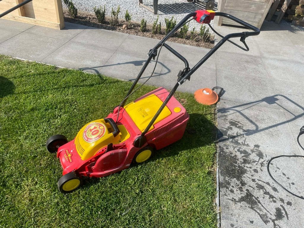 grasmachine wolf elektrische maaibreedte 33cm, Ophalen, Gebruikt, 30 t/m 39 cm, Wolf Garten