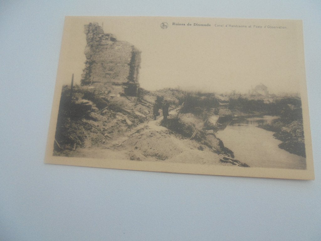 diksmuide--oorlog 1914-18 - 10 postkaarten, Verzamelen, Ophalen of Verzenden, Voor 1920, Gelopen, West-Vlaanderen