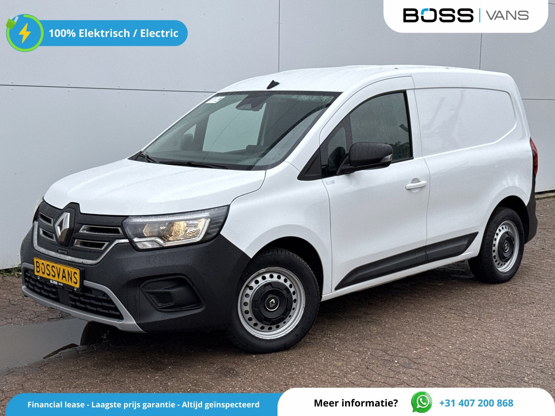Renault Kangoo E-Tech 45kWh 122PK L1 300km WLTP *MARGE* Clim, 45 kWh, Achat, 300 km, Entreprise