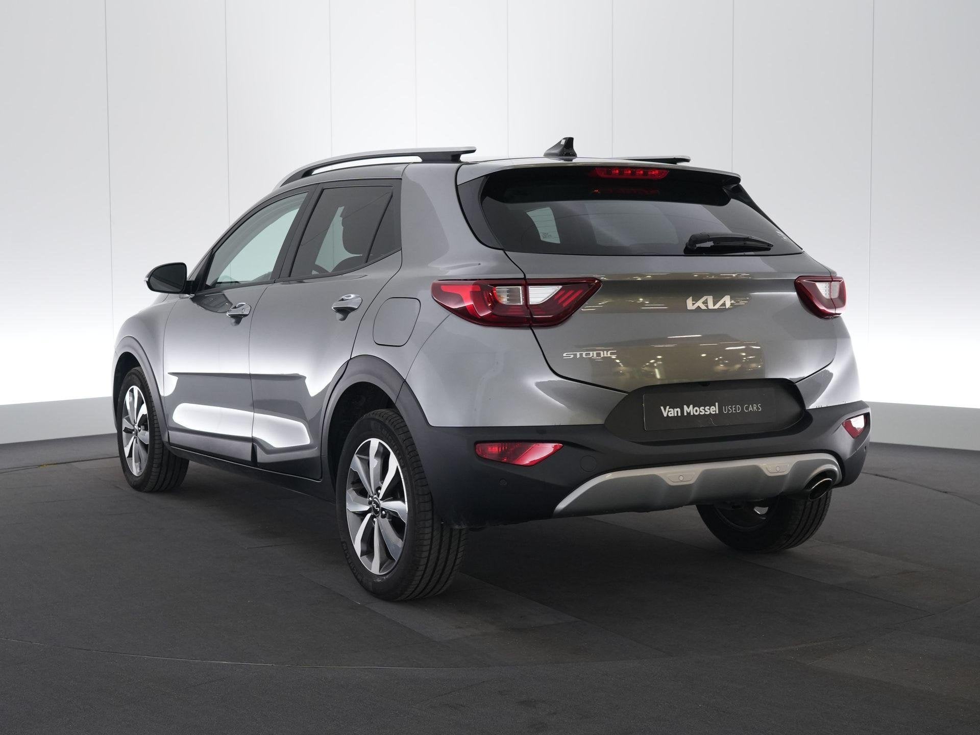 Kia Stonic 1.0 T 100 Style Edition, Autos, Argent ou Gris, 710 kg, Boîte manuelle, Entretenue par le concessionnaire