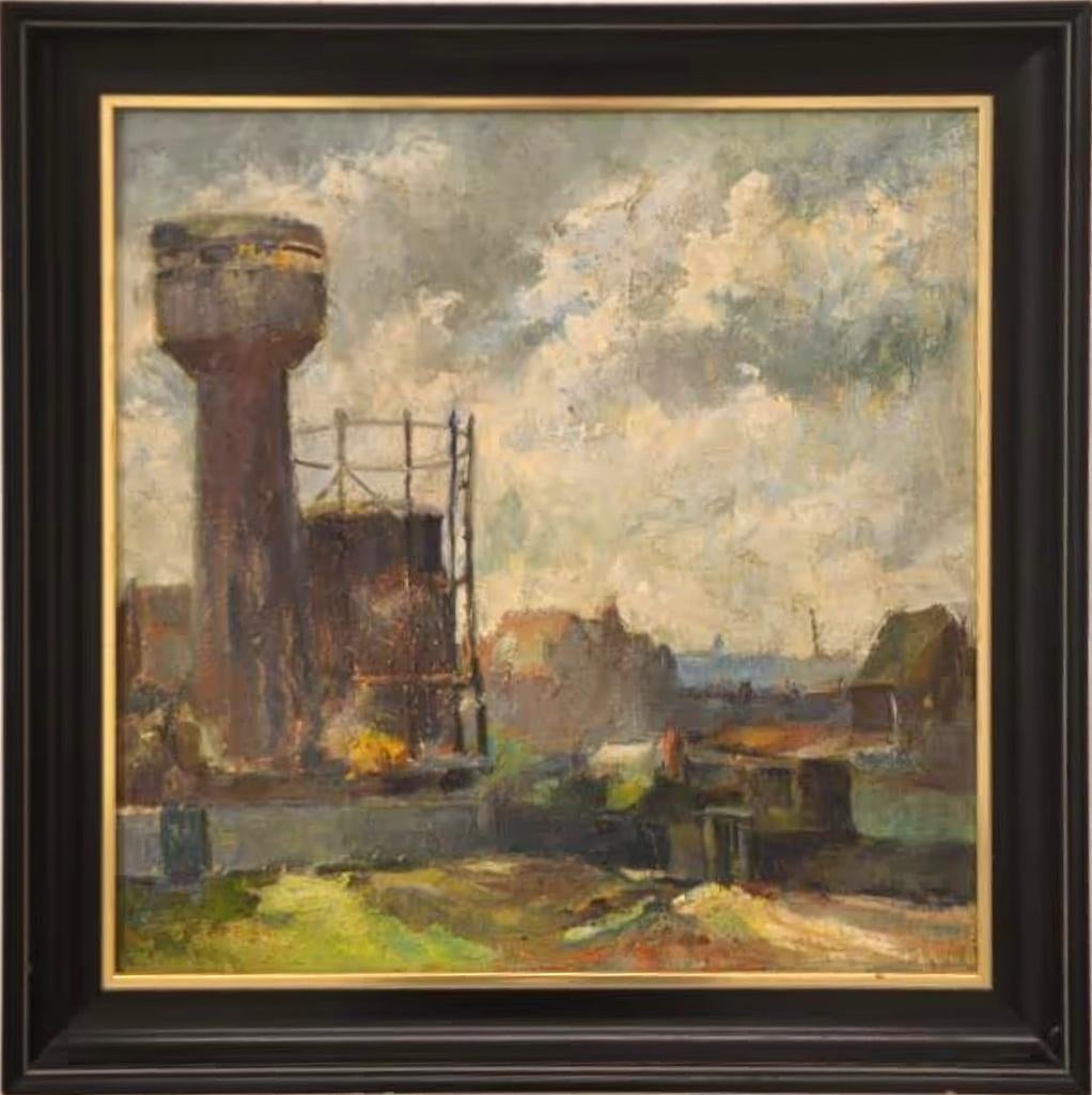 Watertoren Gentbrugge. 1954. André Rinskopf., Ophalen of Verzenden