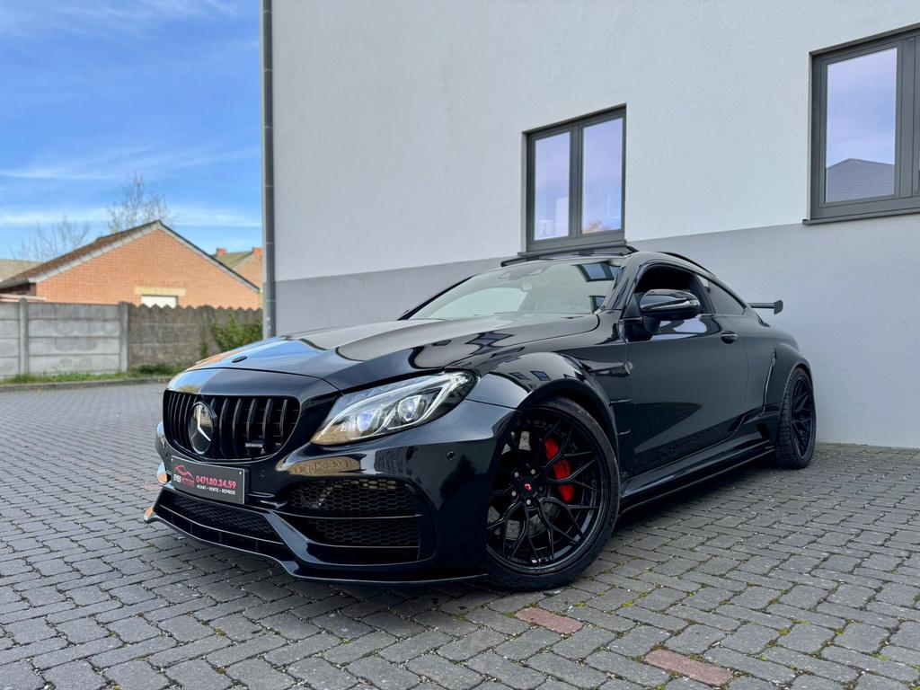 Mercedes-Benz C63S 1OF1 Prior design-Full opt-Grtie 12 mois, Auto's, Automaat, Achterwielaandrijving, Euro 6, 360° camera