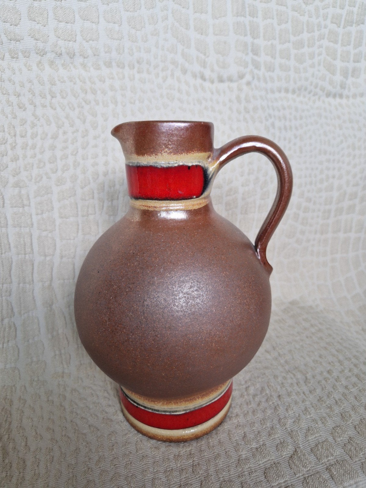 steengoed kruik kleuren bruin rood beige, Ophalen of Verzenden