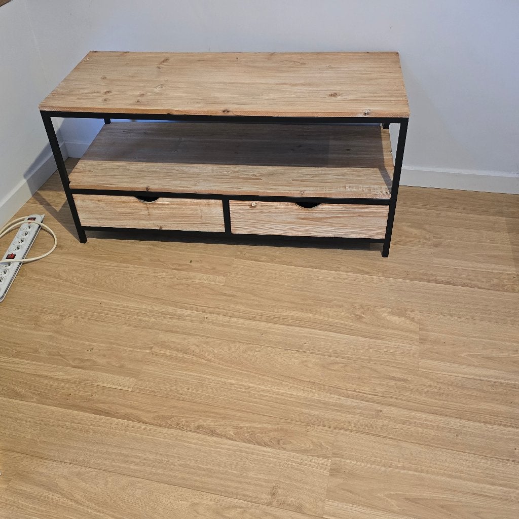 Mooi tv tafeltje, Ophalen, 100 tot 150 cm, Landelijk, Zo goed als nieuw