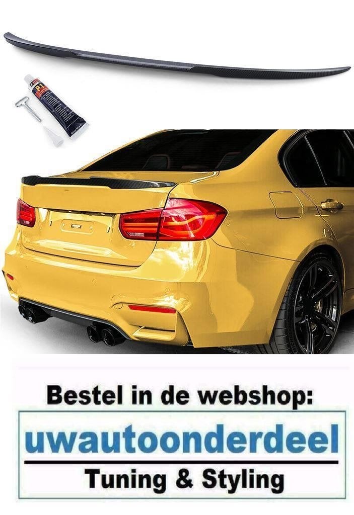 Spoiler Achterklep M3 Carbon Look Voor Bmw 3 Serie F30, Autos : Divers, Tuning & Styling, Envoi