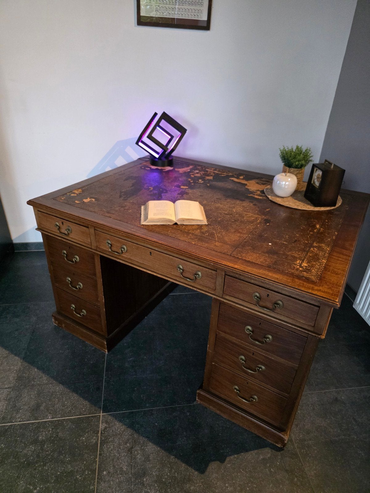 oude bureau, Ophalen