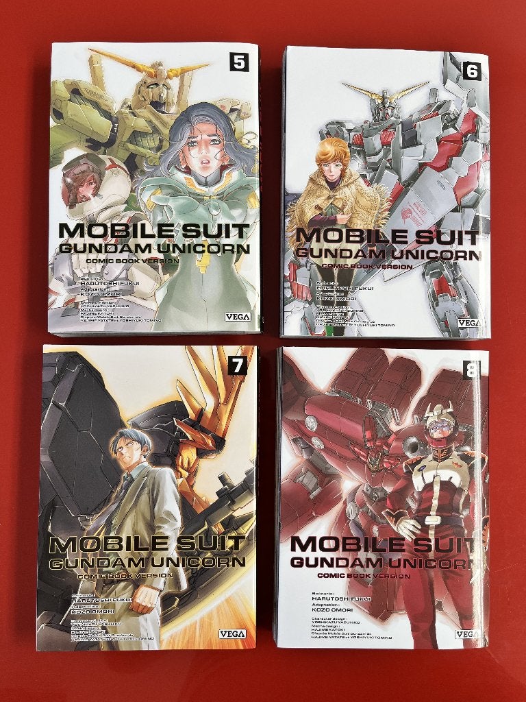 Mobile Suit Gundam Unicorn - 4 delen - manga - Fr - NIEUW, Meerdere comics, Ophalen of Verzenden, Nieuw, Japan (Manga)