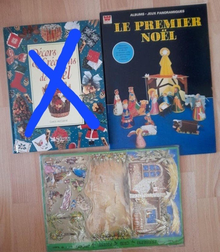 Livre d'activité de Noël et fabrication de crèche, Enlèvement ou Envoi, Comme neuf, Noël