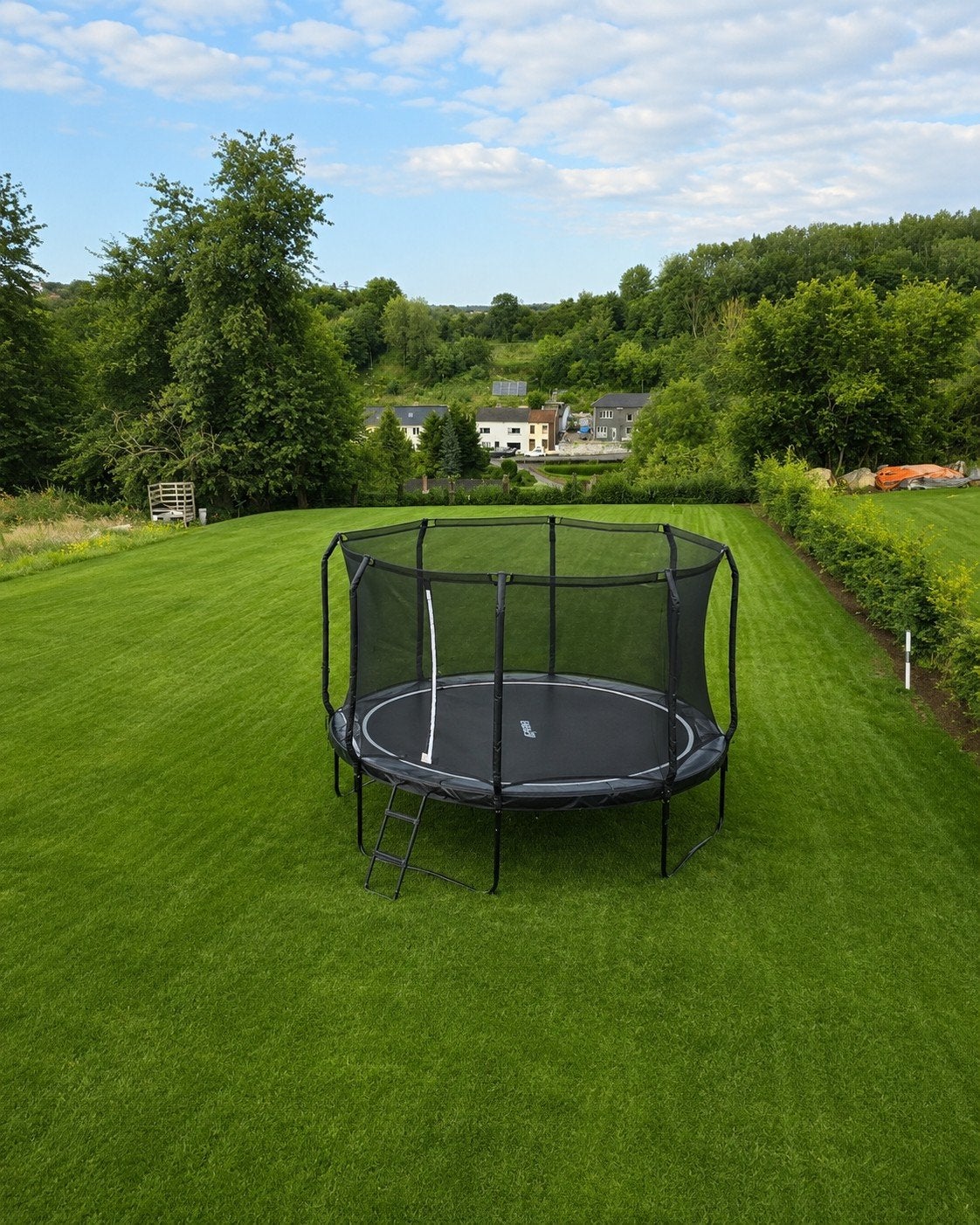 Trampoline 366 cm avec filet et échelle, Enlèvement