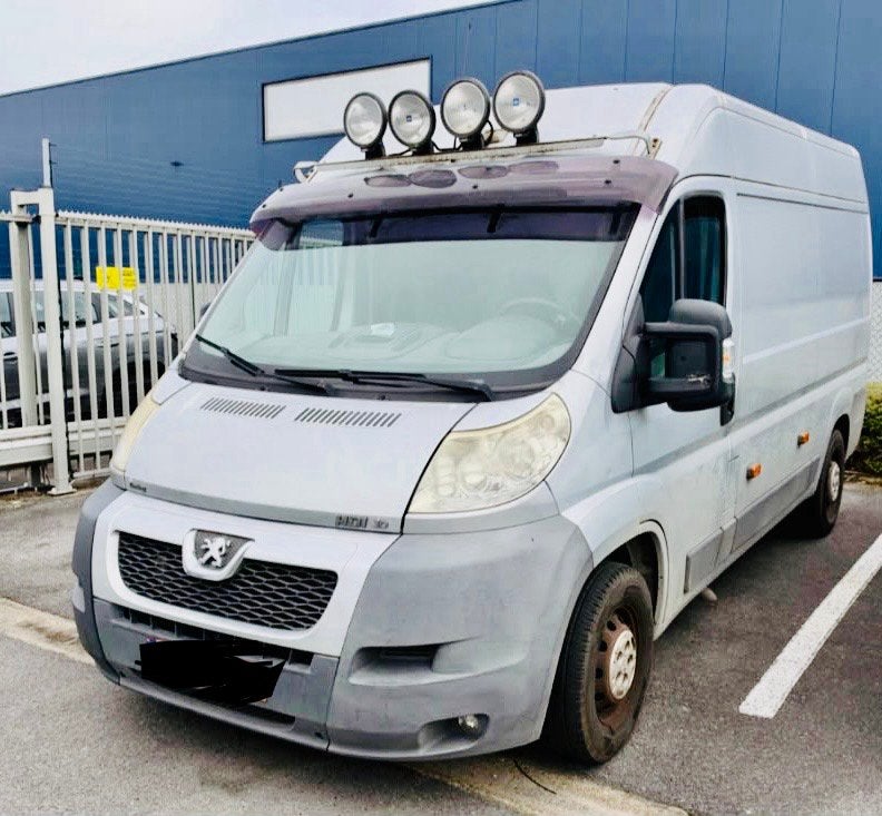 Peugeot Boxer utilitaire 3L* diesel*118kw* A/C* 2010* 222kkm, Autos, Argent ou Gris, Achat, Entreprise, 3 places