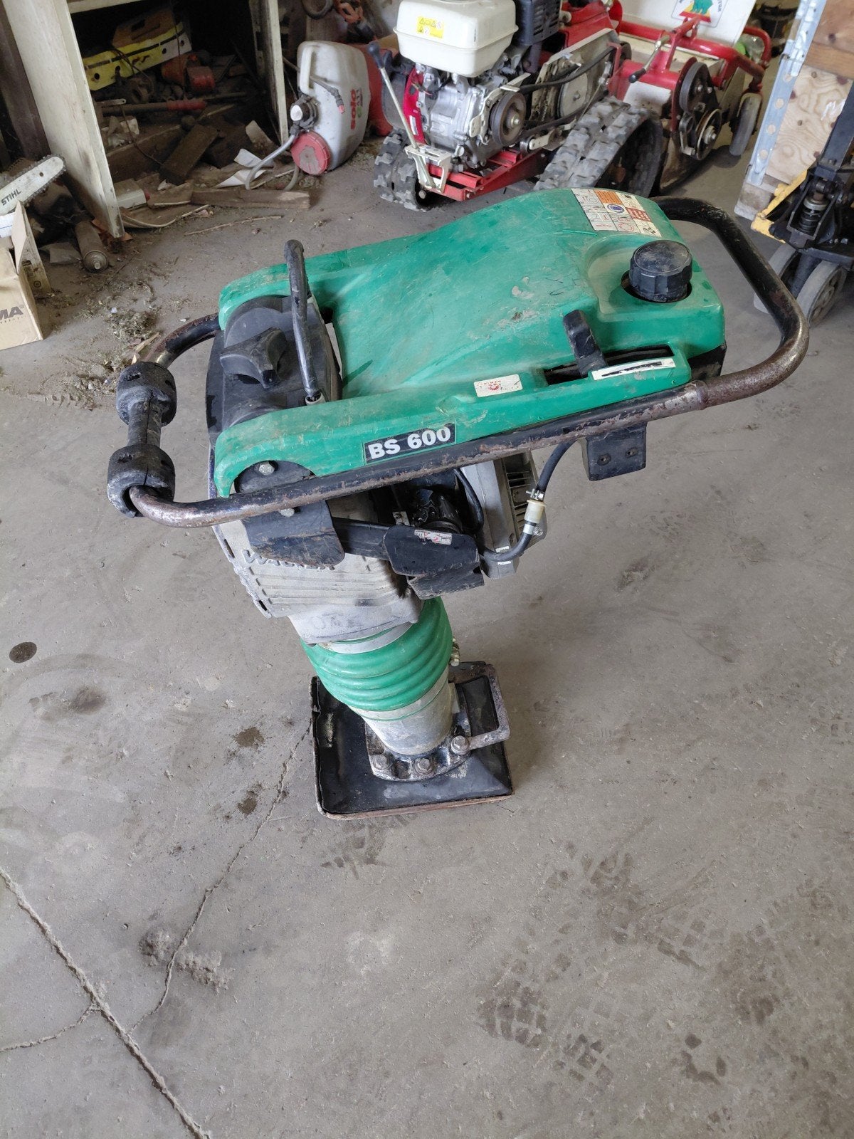 Pilonneuse Wacker BS600, Bricolage & Construction, Outillage | Autres Machines, Enlèvement, Utilisé