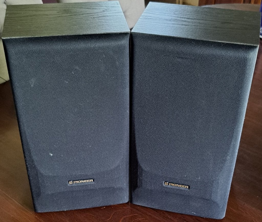 Pioneer S-J210, 2x stereo luidsprekers, 100 W, 8 ohm, Enlèvement, Utilisé, Haut-parleurs, Pioneer