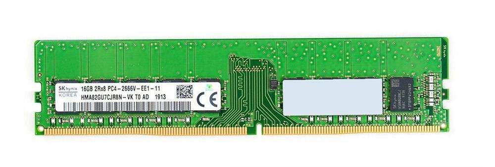 16GB 2Rx8 PC4-2666V DDR4-2666 Unbuffered ECC Hynix HP, Computers en Software, RAM geheugen