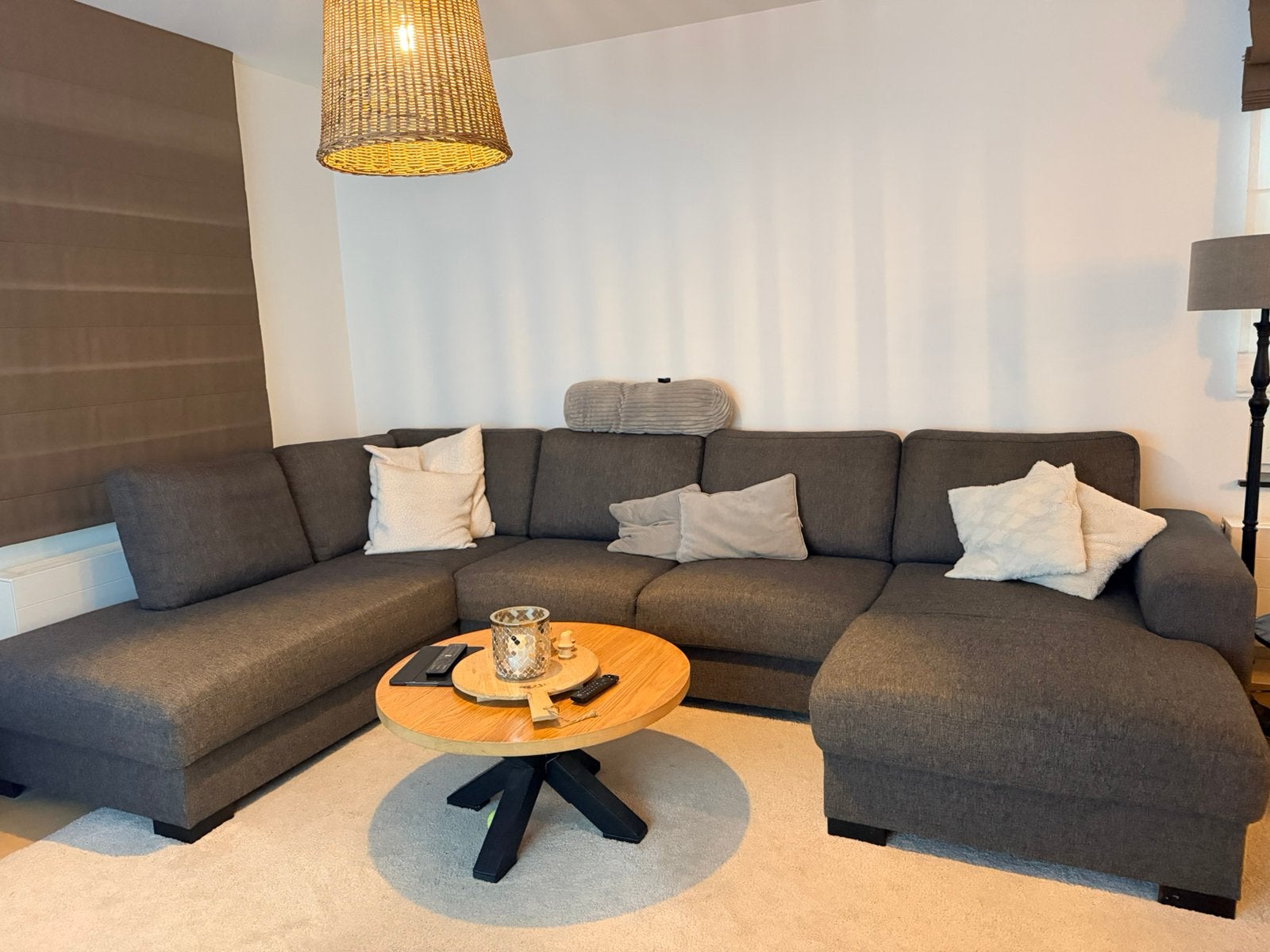 Donker grijze zetel, Maison & Meubles, Enlèvement, Utilisé