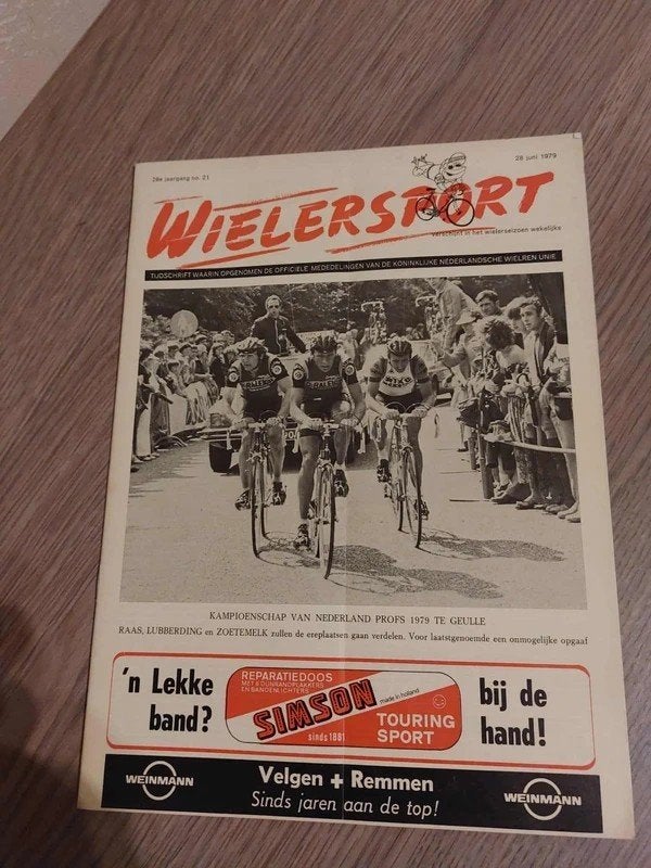 Wielermagazine/Wielersport/28 juni 1979, Boeken, Tijdschriften en Kranten, Ophalen of Verzenden, Gelezen, Sport en Vrije tijd