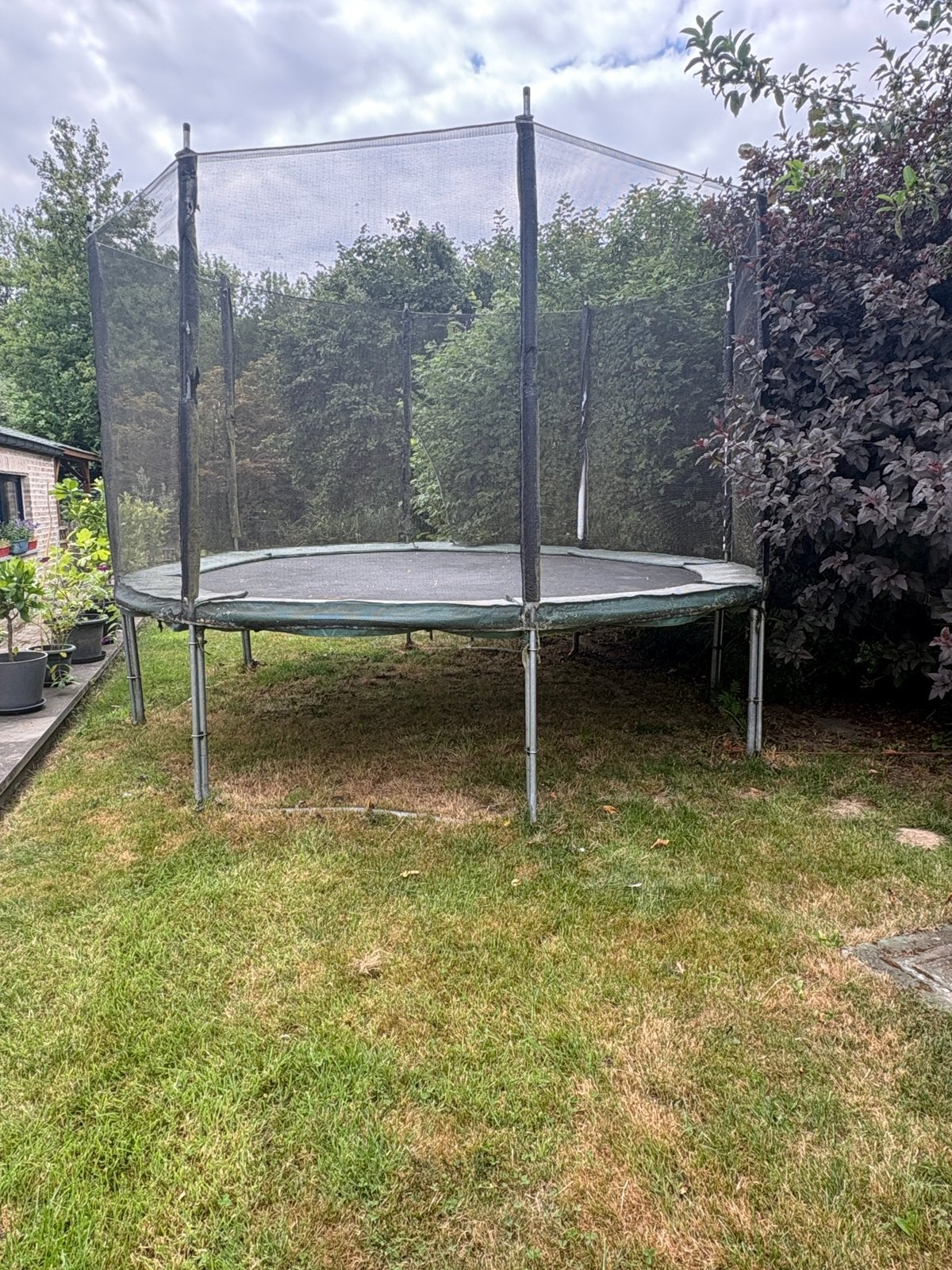 Trampoline 278/380, Ophalen, Zo goed als nieuw