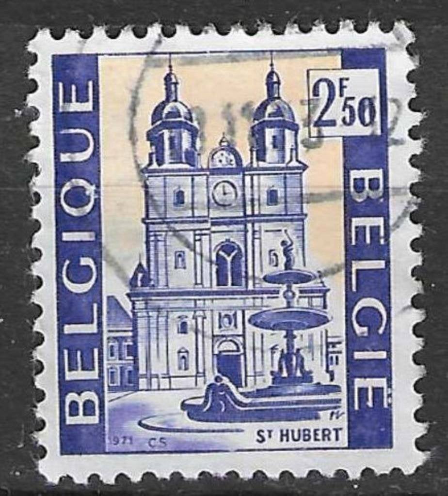 Belgique 1971 - Yvert/OBP 1598 - Tourisme - Mons/Bergen (ST), Timbres & Monnaies, Timbres | Europe | Belgique, Envoi, Affranchi